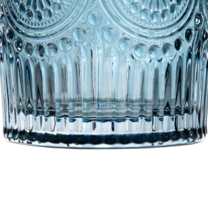 Szklanka Barrel Wzorzysta Niebieska 0.30