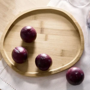 Taca Bambou Bambusowa Nieregularna 25X22 Cm