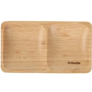 Taca Bambou Z Dwoma Przegrodkami 17,7X10 Cm