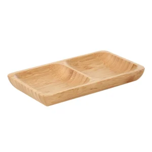Taca Bambou Z Dwoma Przegrodkami 17,7X10 Cm