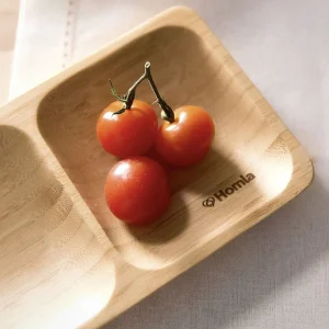 Taca Bambou Z Dwoma Przegrodkami 17,7X10 Cm