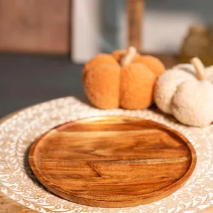 Taca Dekoracyjna Acacia Z Drewna Akacjowego 24X2,5 Cm