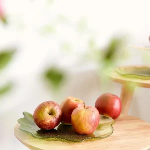 Taca Dekoracyjna Asali Szklana Zielona 27,5X3 Cm