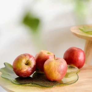 Taca Dekoracyjna Asali Szklana Zielona 27,5X3 Cm