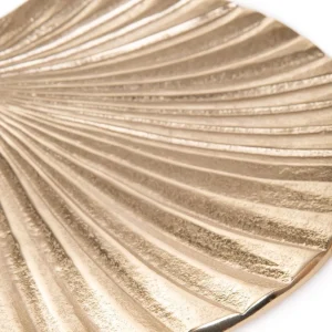 Taca Dekoracyjna Girona Lisc Palmy Zlota 32X38X2 Cm