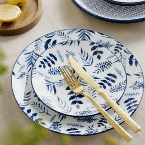 Talerz Navia Obiadowy W Listki 27 Cm