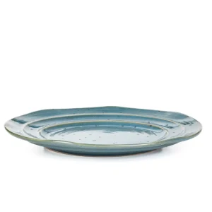 Talerz Palmera Obiadowy Turkusowy 26 Cm