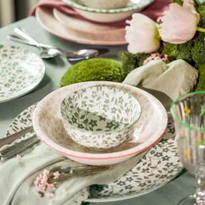 Talerz Rubia Gleboki Rozowy 19 Cm