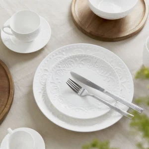 Talerz Sylia Obiadowy Z Ornamentem 27 Cm