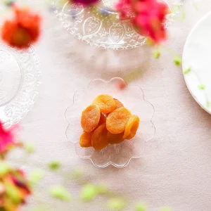 Talerzyk Caren W Ksztalcie Kwiatka Transparentny 11 Cm