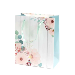 Torebka Prezentowa Cymka Rozowe Kwiaty 14X27X33