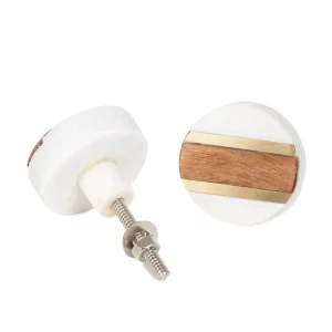 Uchwyty Do Mebli Hant Metalowe Z Marmurem 3,7X3,7 Cm