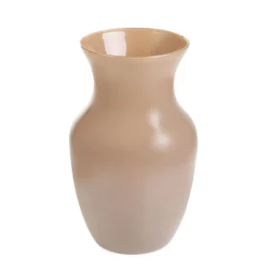 Wazon Ambros Szklany Bezowy 13X12X20 Cm