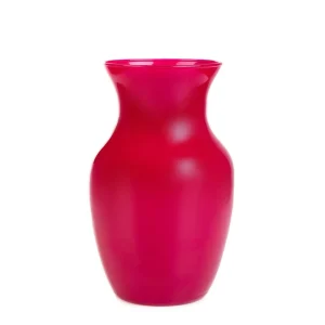Wazon Ambros Szklany Fuksjowy 13X12X20 Cm