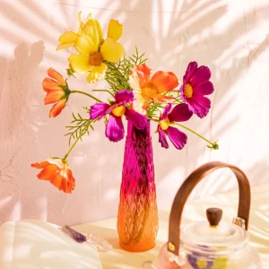 Wazon Archie Szklany Ombre Fukcjowo-Pomaranczowy 6,5X22 Cm