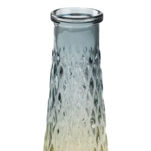 Wazon Archie Szklany Ombre Granatowo-Zolty 6,5X22 Cm