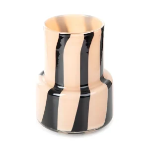 Wazon Artistic Szklany Bezowy 13,5X13,5X18 Cm