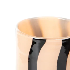 Wazon Artistic Szklany Bezowy 13,5X13,5X18 Cm