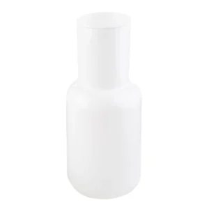 Wazon Belly Szklany Bialy 9X21 Cm