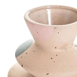 Wazon Maasai Ceramiczny W Kolorowe Plamy 14X9X15,5 Cm