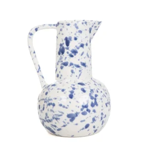 Wazon Serena Dzbanek W Niebieskie Plamki 15X13,5X20 Cm