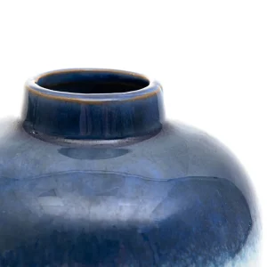Wazon Soleto Ceramiczny Granatowy 15,5X15,5X22 Cm