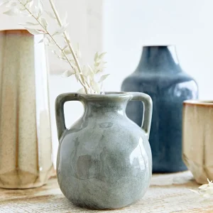 Wazon Stelo Ceramiczny Z Uchwytami 13X13X15 Cm