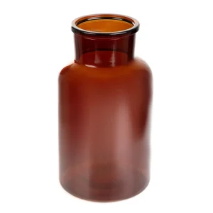 Wazon Tenno Szklany Brazowy 14,5X14,5X25,5 Cm