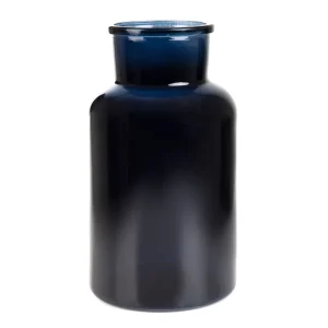 Wazon Tenno Szklany Granatowy 14,5X14,5X25,5 Cm