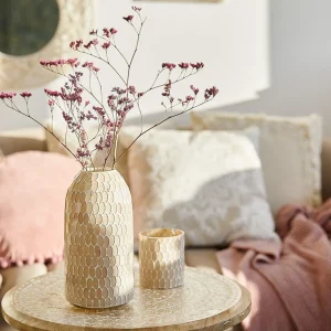 Wazon Tesseli Z Mozaika Rozowy 23X13 Cm