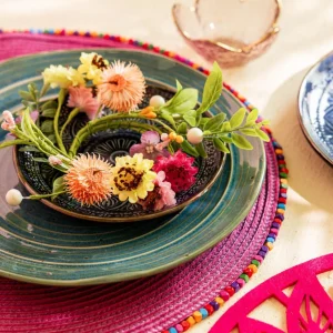 Wieniec Flos Z Kolorowymi Kwiatuszkami 15X15X3 Cm