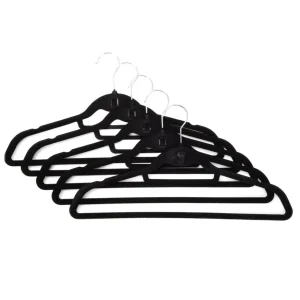 Wieszak Na Ubrania Ezra Welurowy 5 Szt 44,5X23,5X0,6 Cm