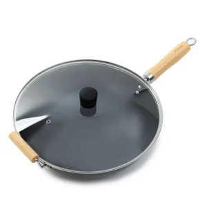 Wok Sydney Z Drewniana Raczka 32 Cm