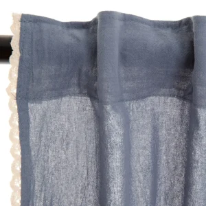 Zaslona Della Z Koronka Niebieska 135X250 Cm