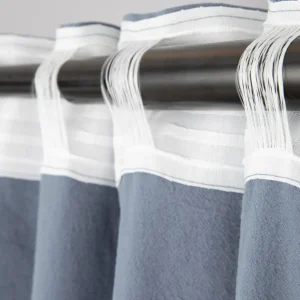 Zaslona Della Z Koronka Niebieska 135X250 Cm