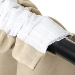 Zaslona Elisi Z Wytlaczanym Wzorem Bezowa 140X250 Cm