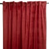 Zaslona Patty Welwetowa Bordowa 140X250 Cm