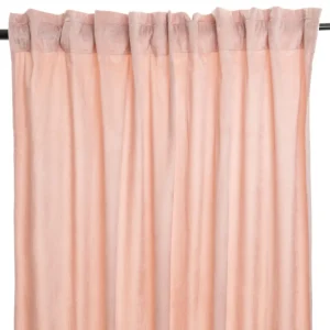 Zaslona Patty Welwetowa Brudny Roz 140X250 Cm