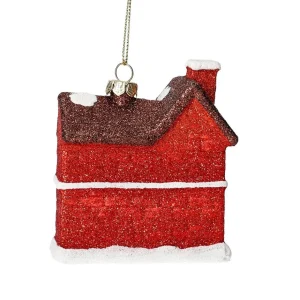 Zawieszka Evi Red Domek 8 Cm