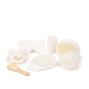 Zestaw Akcesoriow Do Pielegnacji Ciala Wellness 7 Szt 30X30X6 Cm