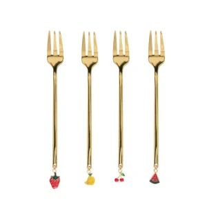 Zestaw Blane Summer Widelczykow Ch Deserowych 4 Szt