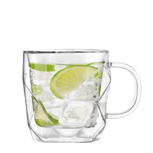 Zestaw Filizanek Geo Z Podwojna Scianka 2 Szt. 330 Ml