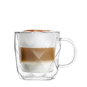 Zestaw Filizanek Geo Z Podwojna Scianka 2 Szt. 330 Ml