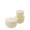 Zestaw Kerma Misek Smietankowych Z Pokrywkami 3 Szt