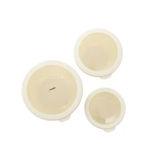 Zestaw Kerma Misek Smietankowych Z Pokrywkami 3 Szt