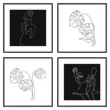 Zestaw Obrazow Contours 4 Szt. 30X30 Cm