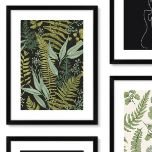 Zestaw Obrazow Knor Paprocie 30X30 Cm+30X40 Cm