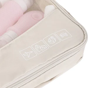 Zestaw Organizerow Podroznych Blaise Bezowych 6Szt