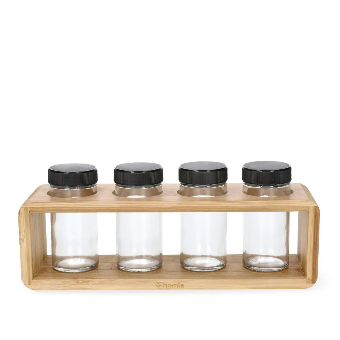 zestaw_przyprawnikow_bamb_1-1.webp Zestaw Przyprawnikow Bambou Bambusowych Na Stojaku 4 Sloiczki 26X7,5 Cm