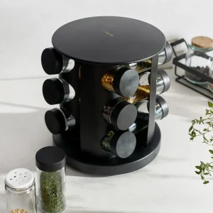 Zestaw Przyprawnikow Otto Na Obrotowym Stojaku- 12 Sloiczkow 19X21 Cm